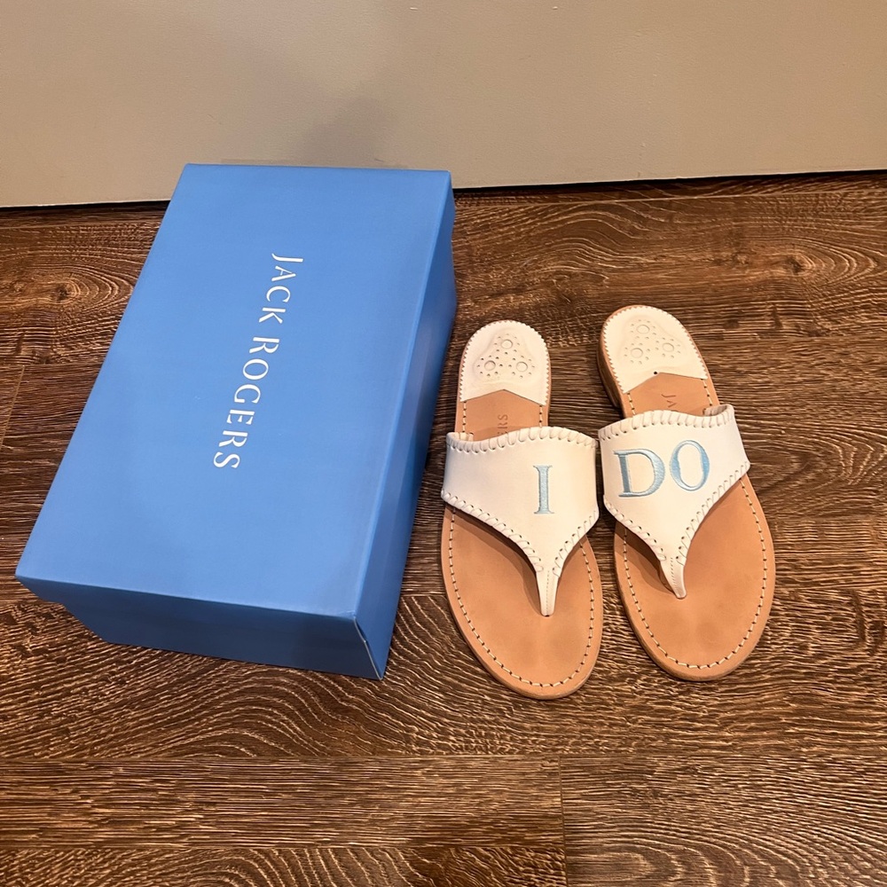 Only worn once I DO Jack Rogers sandals.